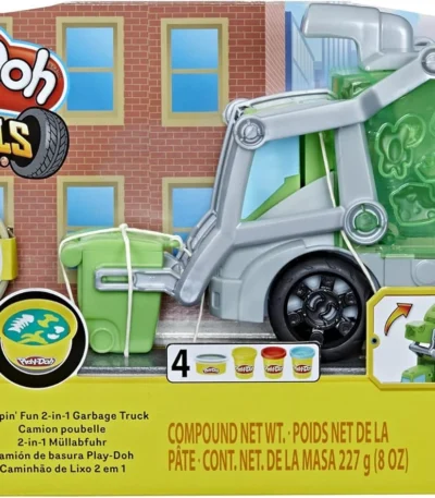 🚛🎨 Camión de Basura Play-Doh – Hasbro Juego de Manualidades y Reciclaje para Niños. Set creativo con moldes, plastilina y funciones reales