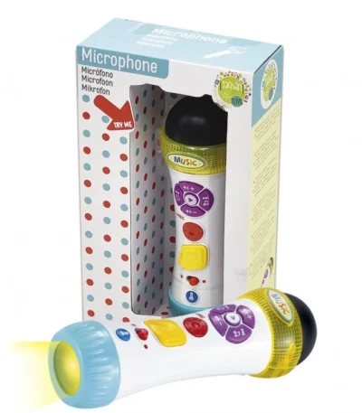 Micrófono Musical con Grabación – Tachán Juguete interactivo de luces y sonidos para bebés