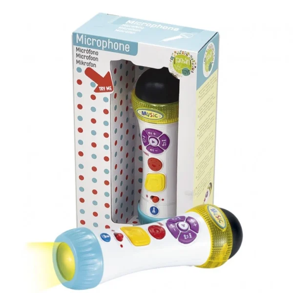 Micrófono Musical con Grabación – Tachán Juguete interactivo de luces y sonidos para bebés