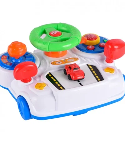 🚗 Mi Primer Set de Conducción – Tachán Volante infantil con sonidos, luces y marchas