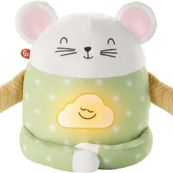 Ratón Medita Conmigo – Fisher-Price Peluche interactivo para enseñar relajación y mindfulness a niños