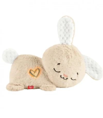 Conejito Dulces Sueños – Fisher-Price Peluche sensorial con luz, sonido y movimiento para bebés