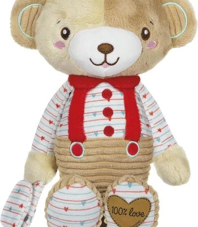 Peluche Bob the Bear – Baby Clementoni Osito de peluche multisensorial y lavable para bebés