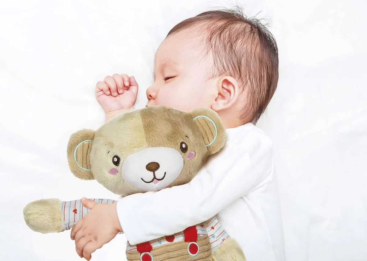 Peluche Bob the Bear – Baby Clementoni Osito de peluche multisensorial y lavable para bebés