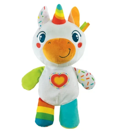 Mi Pequeño Unicornio – Baby Clementoni Peluche interactivo educativo para bebés con canciones, letras, números y colores