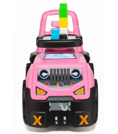Correpasillos SUV 3 en 1 Rosa – Molto Aprende a caminar, conduce y construye jugando