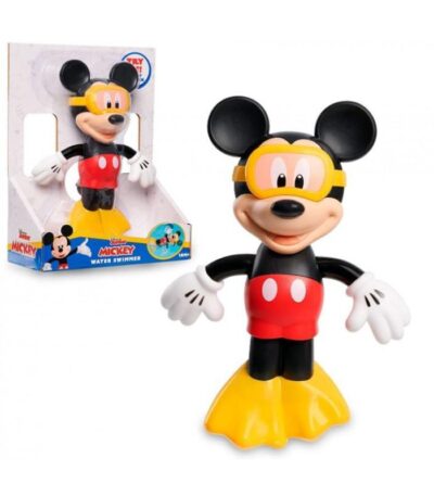 Mickey  Nadador Con Cuerda 17 cm