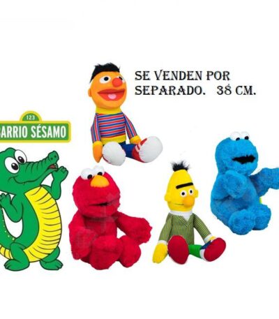 Peluche - Barrio Sesamo Epi y Blas 38cm