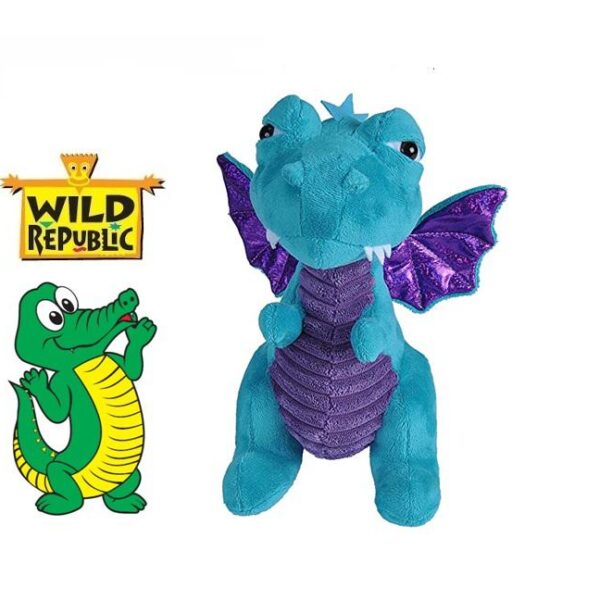 Peluche-  Dragón  Azul 25 cm