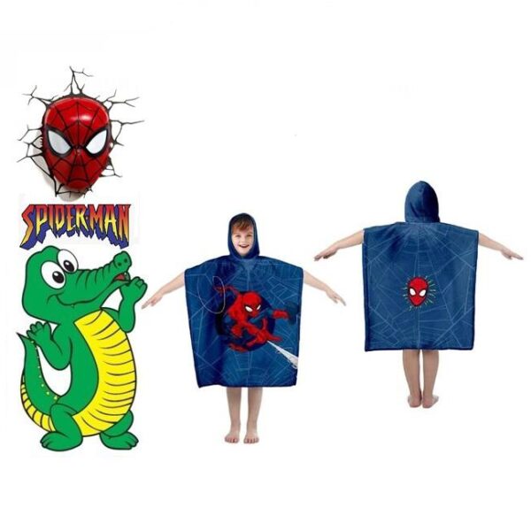 Spiderman - Poncho de Playa | Algodón