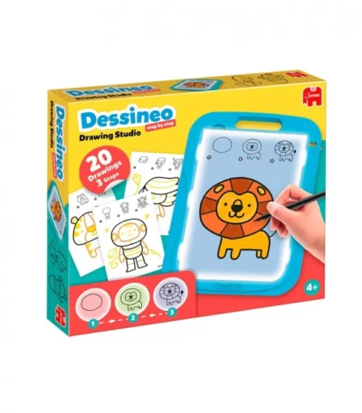 ✏️🎨 Estudio de Dibujo Dessineo – Diset Aprende a dibujar paso a paso. Sistema guiado para niños +4 años con 20 modelos incluidos