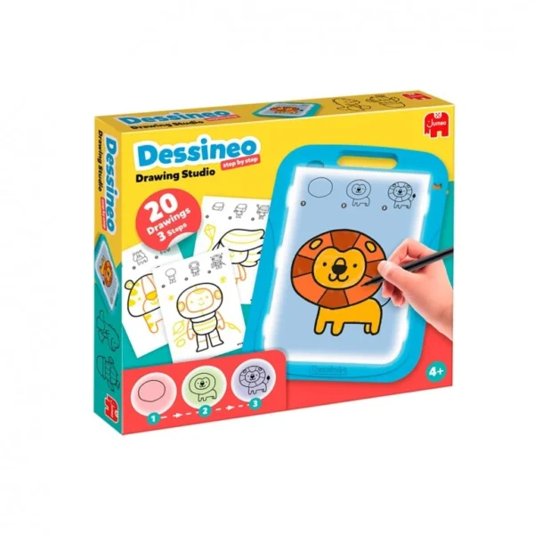✏️🎨 Estudio de Dibujo Dessineo – Diset Aprende a dibujar paso a paso. Sistema guiado para niños +4 años con 20 modelos incluidos
