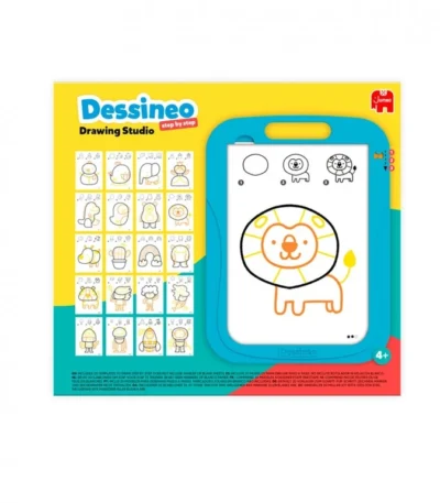 ✏️🎨 Estudio de Dibujo Dessineo – Diset Aprende a dibujar paso a paso. Sistema guiado para niños +4 años con 20 modelos incluidos