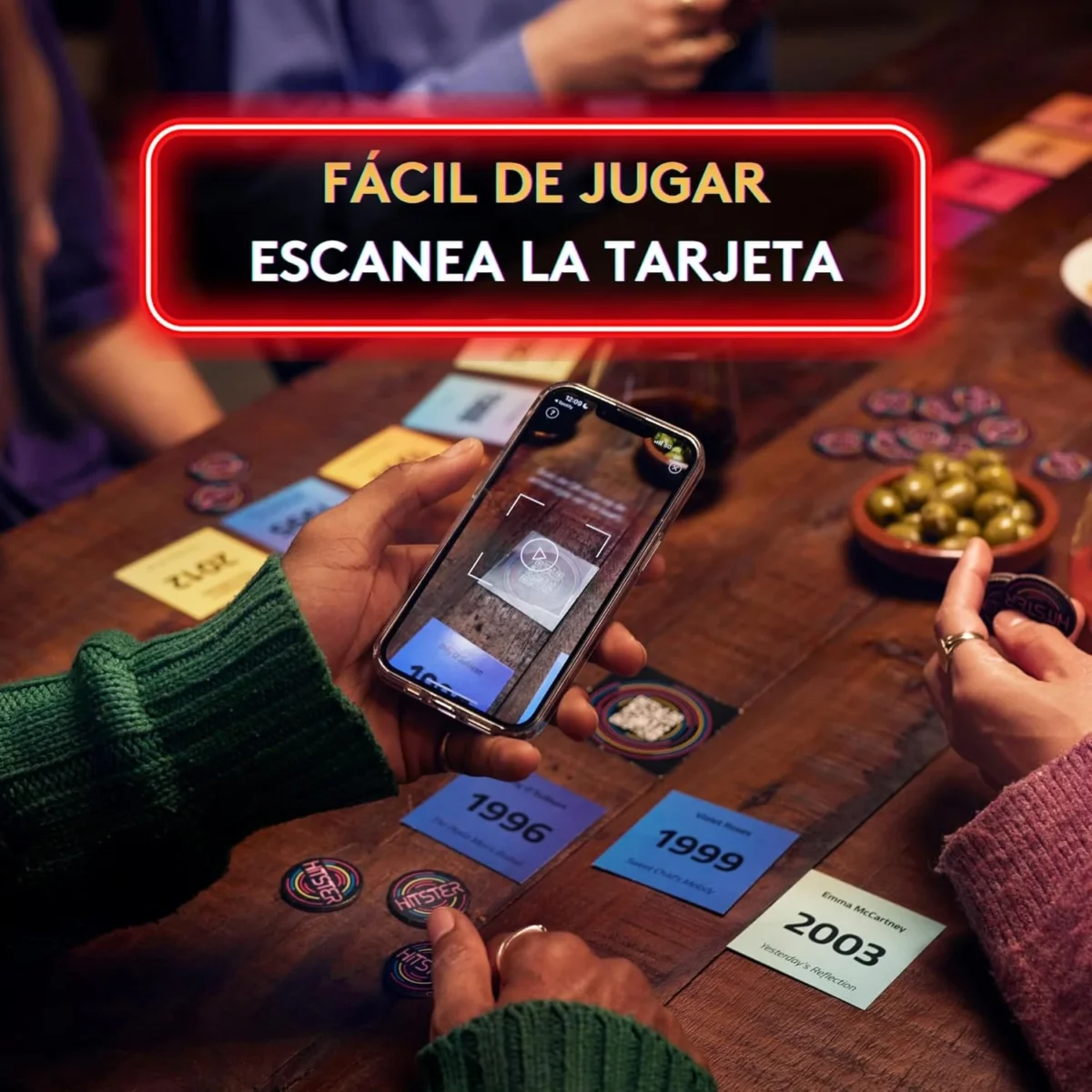 Juego de Cartas Musical - Hitster 100% en Español - Jumbo Diset