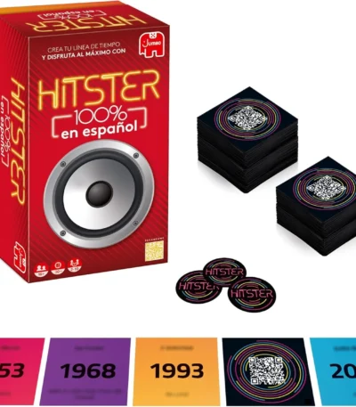 Juego de Cartas Musical - Hitster 100% en Español - Jumbo Diset