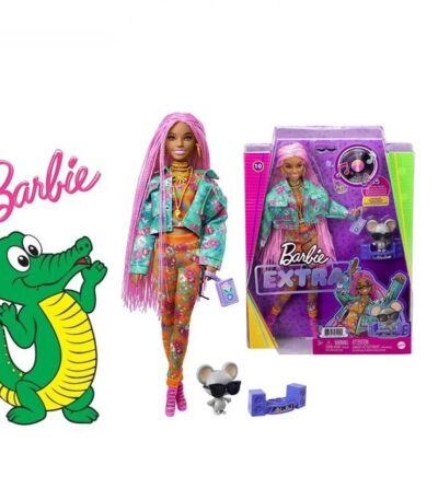 Barbie Extra Trenzas Rosas