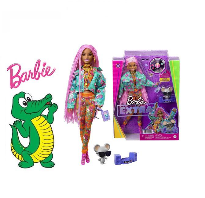 Barbie Extra Trenzas Rosas