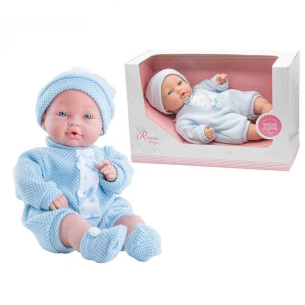Bebé Llorón Pelele  Azul 40 Cm 