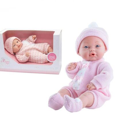 Bebé Llorón Pelele rosa 40 Cm