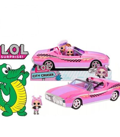 COCHE DEPORTIVO ROSA Y LILA LOL SURPRISE