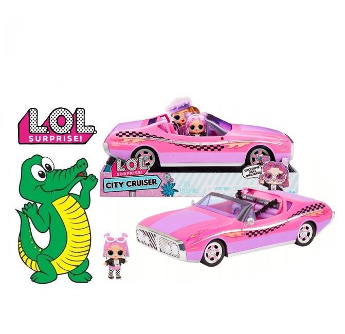 COCHE DEPORTIVO ROSA Y LILA LOL SURPRISE