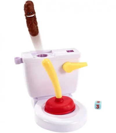 💩🚽 Juego Atrapa la Caca – Mattel Juego de mesa infantil súper divertido. Reflejos rápidos, risas aseguradas y mucha acción