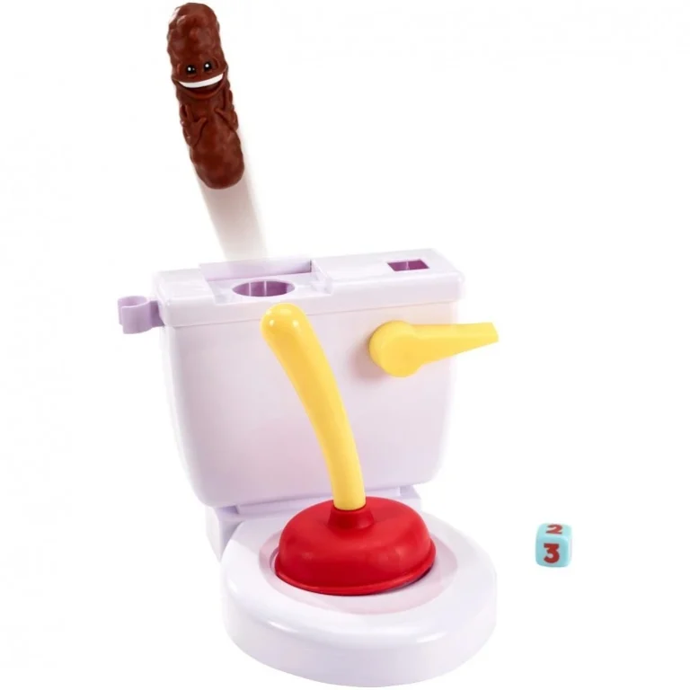 💩🚽 Juego Atrapa la Caca – Mattel Juego de mesa infantil súper divertido. Reflejos rápidos, risas aseguradas y mucha acción