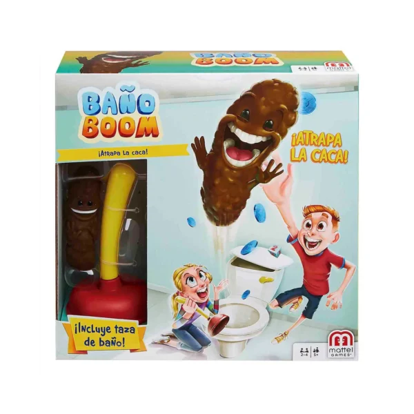 💩🚽 Juego Atrapa la Caca – Mattel Juego de mesa infantil súper divertido. Reflejos rápidos, risas aseguradas y mucha acción