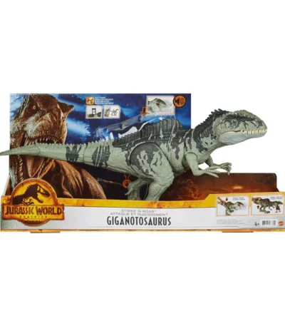 Giganotosaurus Ataca y Ruge – Jurassic World: Dominion Figura interactiva con rugidos, mordisco realista y realidad aumentada