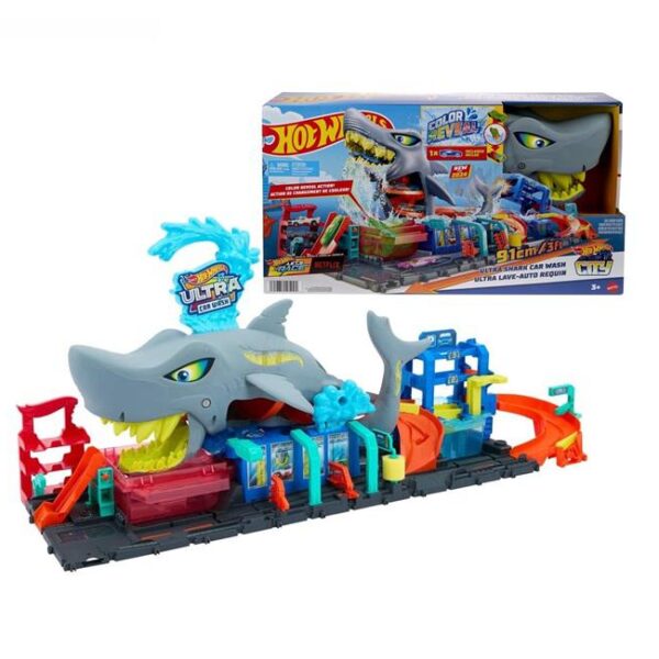  Hot Wheels - Túnel de Lavado C/Tiburón