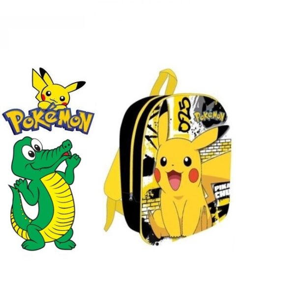 Mochila Pokémon 3D 40 X 30 X 15cm