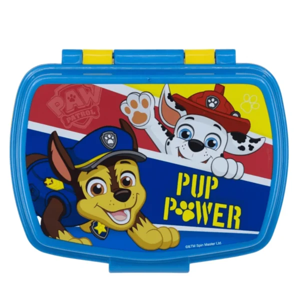 🐾 Fiambrera Rectangular Patrulla Canina – Spin Master Sandwichera infantil libre de BPA | Perfecta para colegio y excursiones