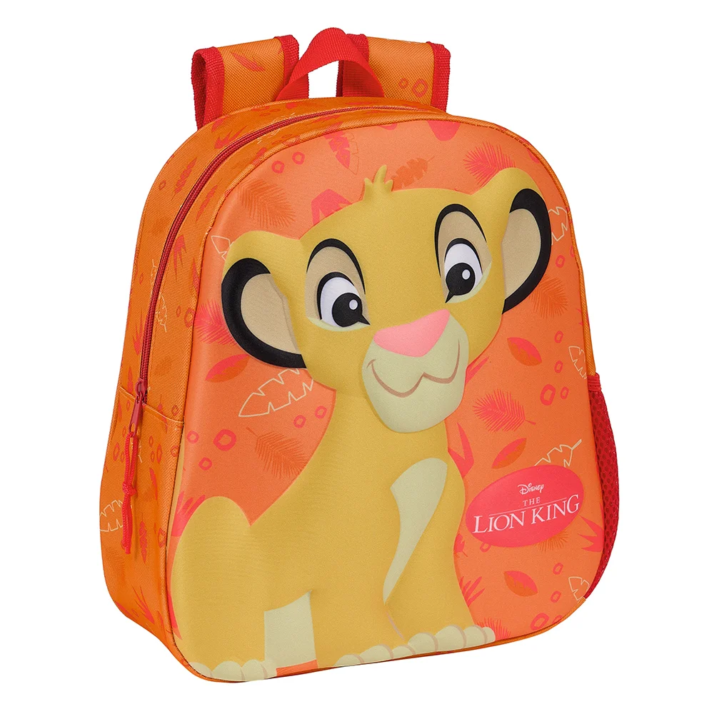🦁 Mochila Infantil 3D El Rey León – Safta Mochila escolar con diseño 3D, ligera y adaptable a carrito 🦁 Mochila Infantil 3D El Rey León – Safta Mochila escolar con diseño 3D, ligera y adaptable a carrito