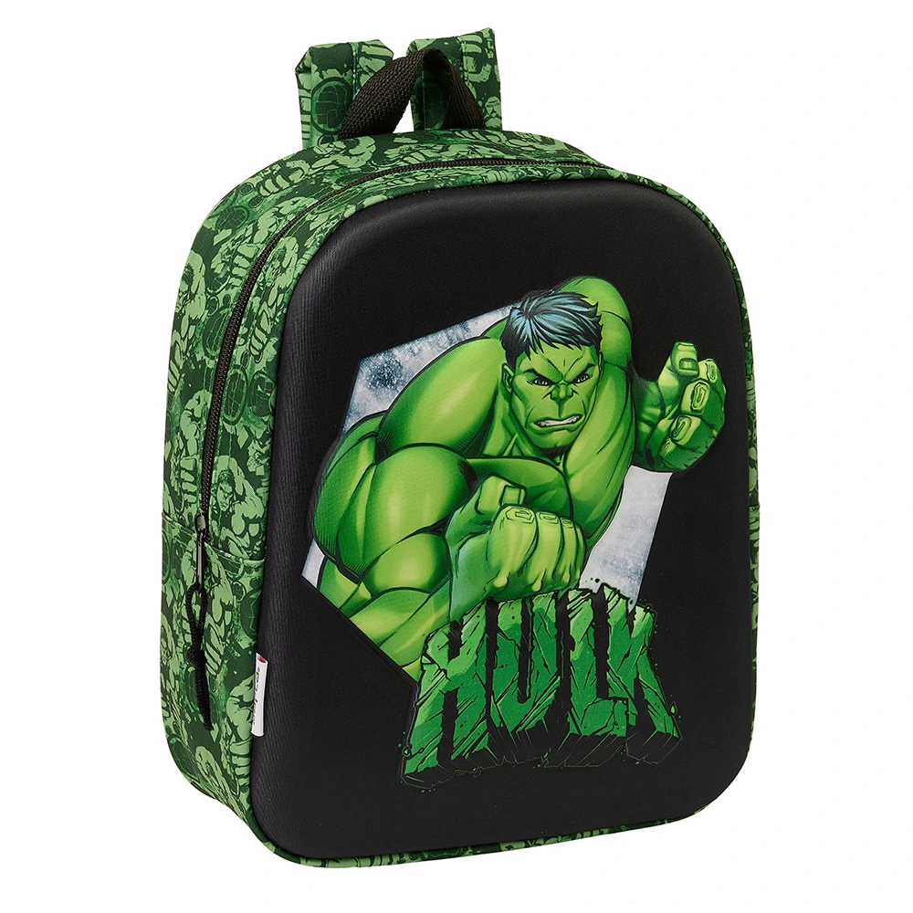 ?? Mochila Guardería Hulk 3D – Marvel - Safta Mochila infantil ligera con efecto 3D. Ideal para cole y guardería ?? Mochila Guardería Hulk 3D – Marvel - Safta Mochila infantil ligera con efecto 3D. Ideal para cole y guardería