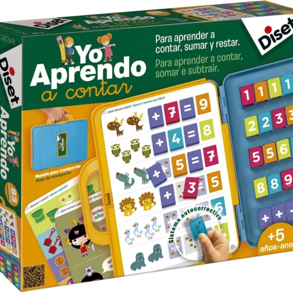 🔢 Yo Aprendo a Contar – Diset Maletín educativo de matemáticas para niños