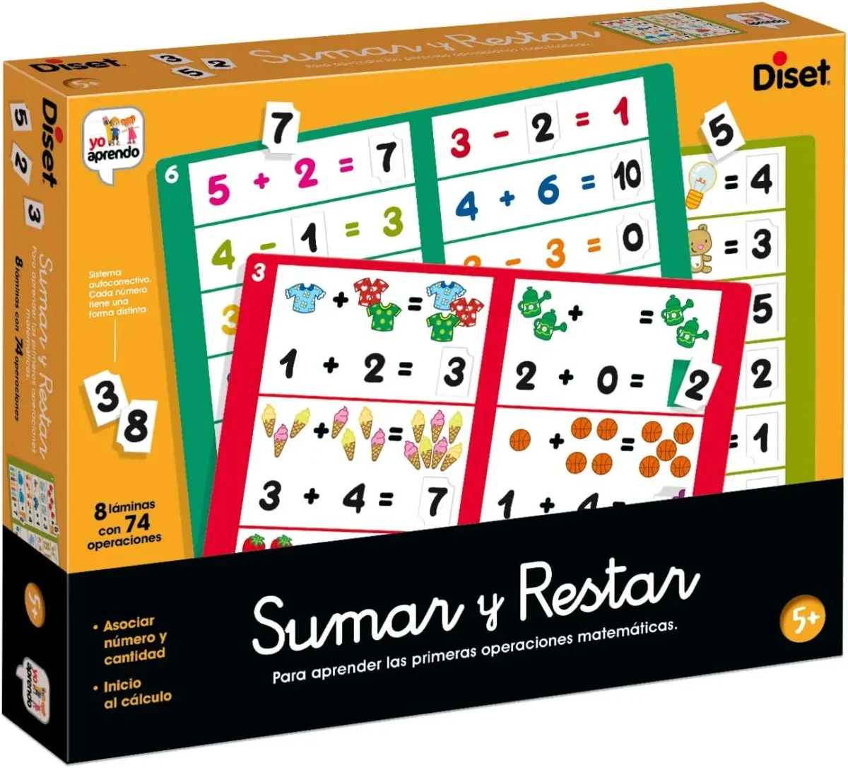 ➕➖ Yo Aprendo a Sumar y Restar – Diset Juego educativo de matemáticas para niños