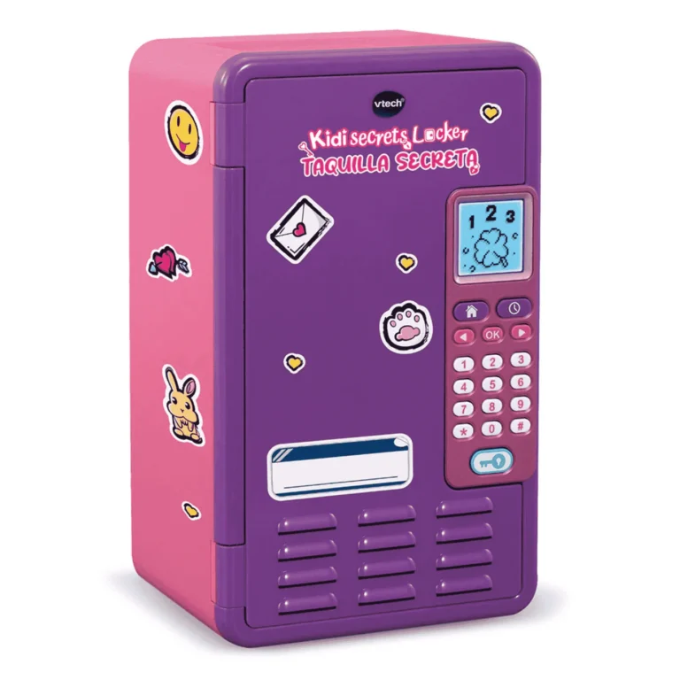 🔐 Taquilla Secreta Interactiva KidiSecrets – VTech Locker infantil con código secreto y música. El espacio privado perfecto para guardar tesoros, notas y accesorios