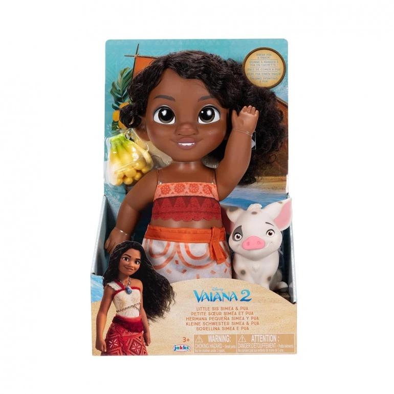 Muñeca Simea y Pua 27 cm · Disney Vaiana II – JAKKS Pacific Muñeca Simea y Pua 27 cm · Disney Vaiana II – JAKKS Pacific