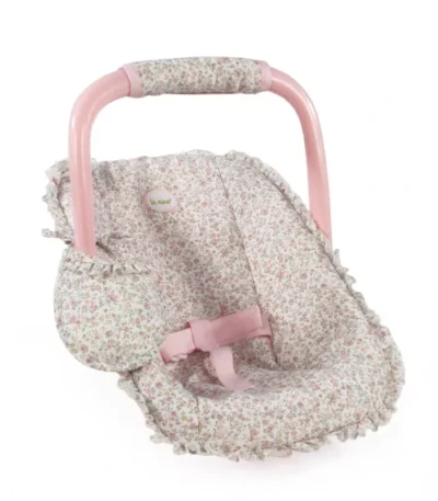 💜 Maxi Cosi Violeta La Nina - Diset Portabebés infantil para muñecas de 30 a 42 cm con babero a juego