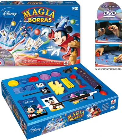?? Magia Borrás Disney – Educa Juego de Magia Infantil Mickey Mouse. Set de 15 trucos + DVD interactivo con Mickey como profesor