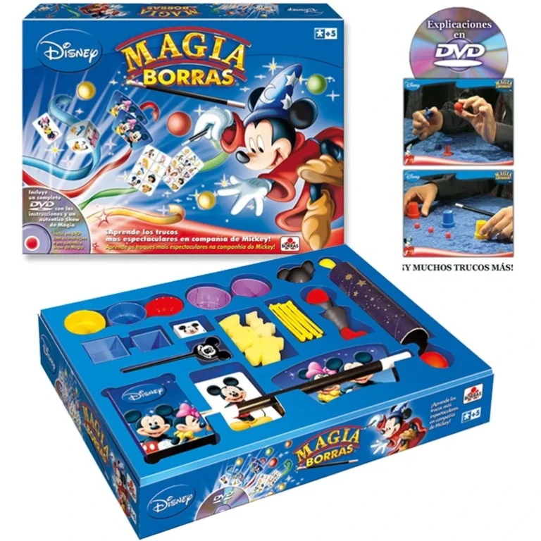 ?? Magia Borrás Disney – Educa Juego de Magia Infantil Mickey Mouse. Set de 15 trucos + DVD interactivo con Mickey como profesor