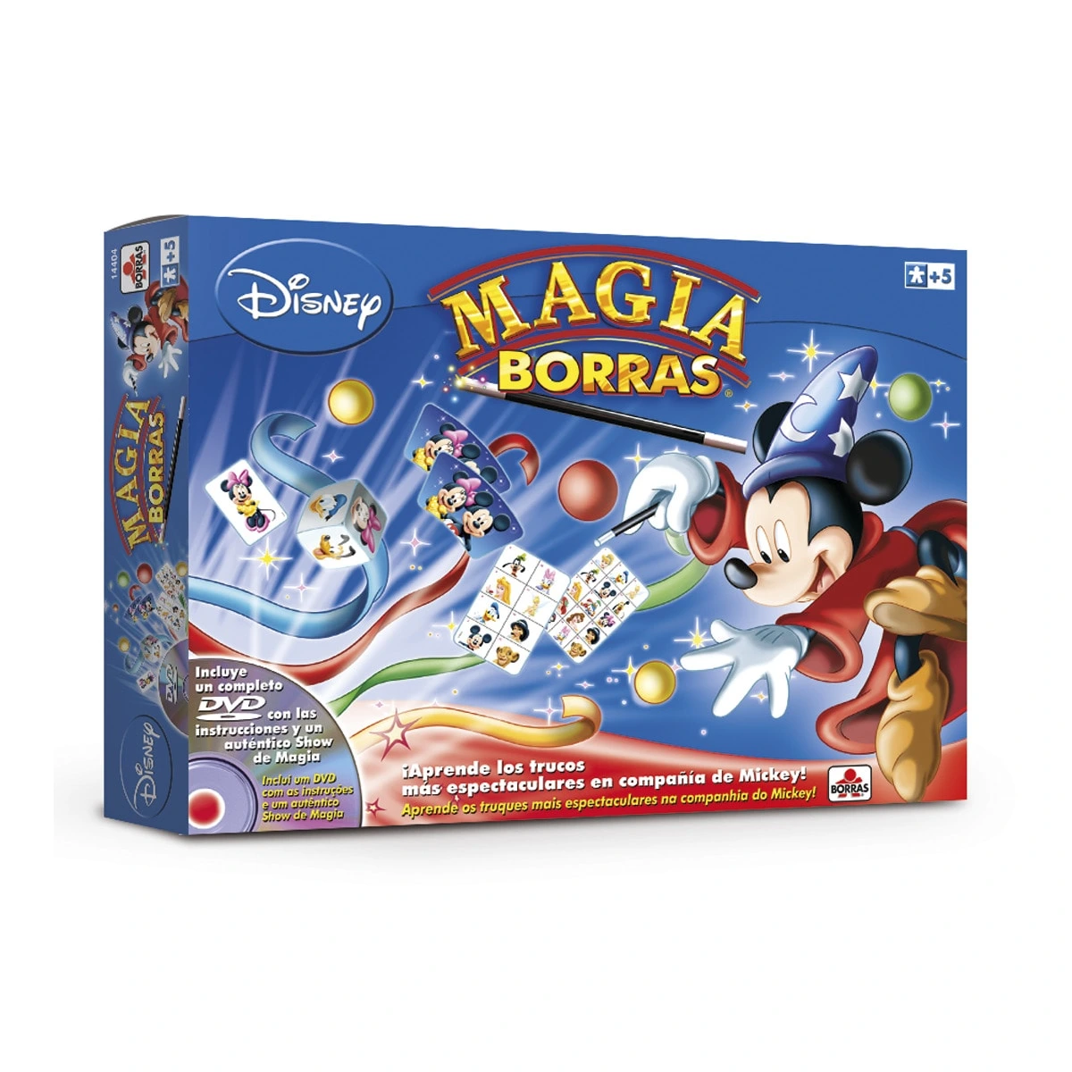 ?? Magia Borrás Disney – Educa Juego de Magia Infantil Mickey Mouse. Set de 15 trucos + DVD interactivo con Mickey como profesor ?? Magia Borrás Disney – Educa Juego de Magia Infantil Mickey Mouse. Set de 15 trucos + DVD interactivo con Mickey como profesor