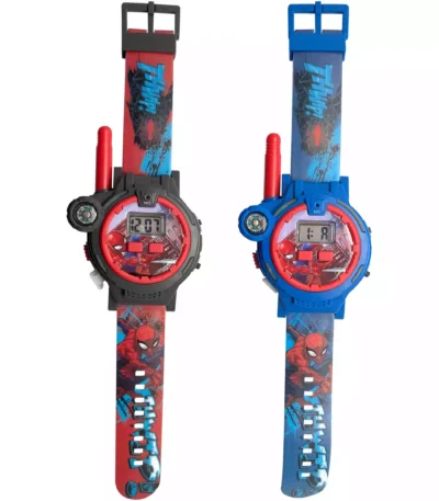 🕷️ Reloj Walkie Talkie Spider-Man – Kids Licensing Mi Primer Reloj Infantil + Comunicación a distancia. Ideal para aprender la hora