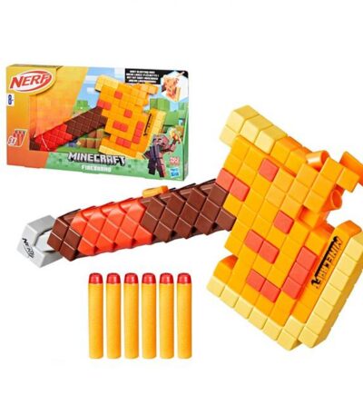 Nerf - Hacha Lanzadardos Minecraft 5